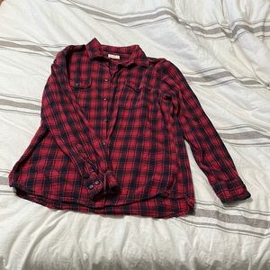 Red plaid shirt